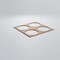 Ekena Millwork Large Wembley Decorative Fretwork Wood Wall Panels, Red Oak, 23 3/8"W x 23 3/8"H x 3/8"T WALW24X24X0375WEMRO - alternate 5